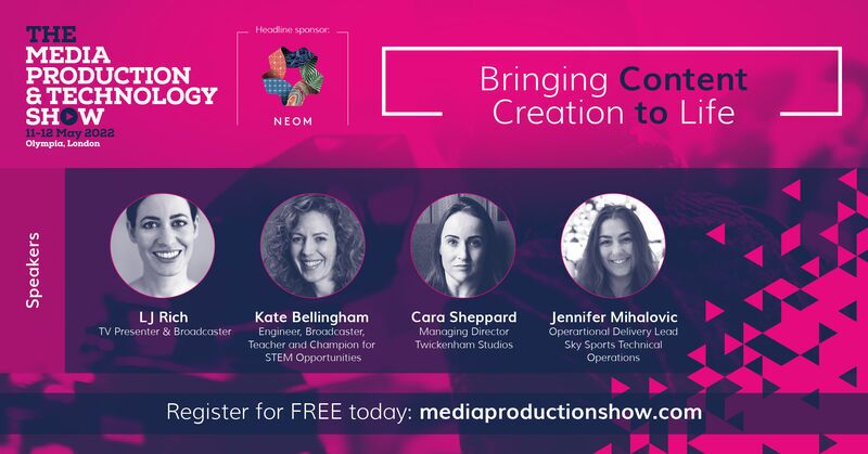 The Media Production and Technology Show panel featuring Cara Sheppard